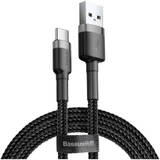 Baseus Set 5 Cablri Date USB-C Cafule 3A 1m (gray & black)