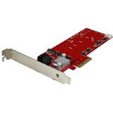 Adaptor StarTech NIC PCIe to 2x M.2 NGFF + 2x SATA III