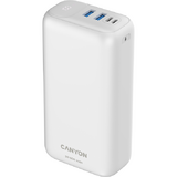Baterie Externa CANYON Baterie externa PB-301, 30000 mAh, 2x USB, 1x USB-C, cu tehnologia PD 20W/QC 3.0, White