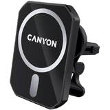 Suport GSM Auto CANYON cu incarcare Wireless CM-15 15W Negru