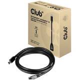 Cablu CLUB 3D MiniDP 1.4 <-> DP 1.4 1m 8K60Hz St/Bu