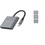 USB-C ->HDMI,USB3.0, PD 0.25m