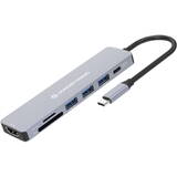 Docking Station CONCEPTRONIC USB-C->HDMI,USB3.0,100WPD 7-in-1 0.25m