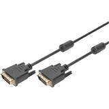 Cablu Assmann DVI-DVI 24+1 Dual Link  5m Negru
