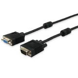 Cablu EQUIP VGA HD15 St/Bu 20.00m 1024x 768/60Hz Negru