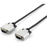 Cablu EQUIP VGA HD15 St/St 20.00m 1024x 768/60Hz Negru/si