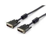 Cablu EQUIP DVI(24+1)-(24+1) St/St 1.8m WUXGA 120Hz/WQXGA 60Hz Negru