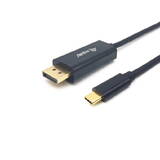 USB-C -> DisplayPort 4K60Hz 1.00m Negru