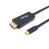 USB-C -> HDMI 4K30Hz 1.00m Negru