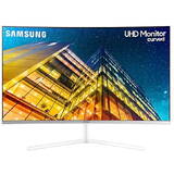 Monitor Samsung LU32R591CWPXEN, 31.5 inch, Ultra HD (3840 x 2160), 4 ms (GTG), Ecran curbat, Alb