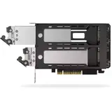 Accesoriu Icy Box ToughArmor 2x M.2 NVME to PCIe 4.0 x8 card bifurcation w/tra