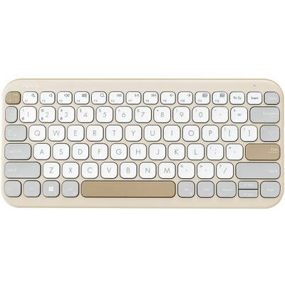 Tastatura Asus Marshmallow Keyboard KW100, Bluetooth, Oat Milk