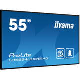 Ecran Profesional Format Mare IIyama 139.0 cm (55") LH5554UHS-B1AG 16:9 3xHDMI+DVI+DP IPS