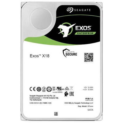Hard disk server Seagate Server Exos X18 14TB, 7200RPM, SATA, 3.5inch