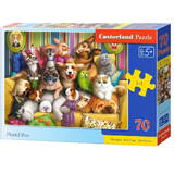 Puzzle Castor 70 pieces Playful Pets
