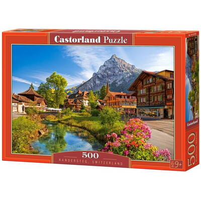Puzzle Castor 500 elements Mountains Alpy Kandersteg