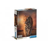 Puzzle Clementoni 1000 elements Compact Tiger