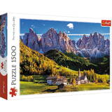Puzzle Trefl 1500 pieces Val di Funes Dolomites Italy