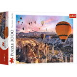 Puzzle Trefl Puzzles 3000 elements balloons over Cappadocia