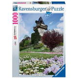 Puzzle Ravensburger Polska Puzzles 1000 elements Uhrturm Graz