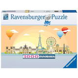 Puzzles 1000 elements Panoramic Paris