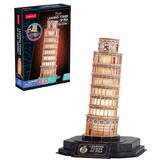 Puzzle Cubic Fun Puzzles 3D LED Leaning Tower of Pisa (night edition)
