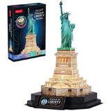 Puzzle Cubic Fun Puzzles 3D LED Statue of Liberty (night edition)
