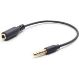 CCA-419 3.5 MM 4-PIN audio cross-over adapter cable, black
