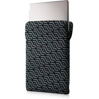 HP Husa Reversible Protective Sleeve pentru laptop de 15.6inch, Geo Black