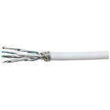 Cablu Retea PrimeLine, Cat.7, S/FTP, Alb, 100 m