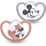 Suzeta NUK Disney Minnie Mouse Space, 6-18 luni, 2 buc