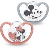 NUK Disney Minnie Mouse Space, 18-36 luni, 2 buc