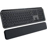 Tastatura LOGITECH wireless MX Keys S, Bluetooth/USB Wireless, Layout US, Graphite + MX Palm Rest