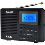 Radio cu ceas APR-400, Bluetooth, Black