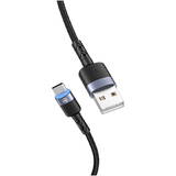 Tellur Cablu USB la Tip C  1.2m, negru