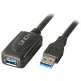 Lindy Cablu Ext. USB 3.0 Activ 5m, M-F