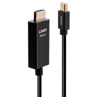 Lindy Cablu 1m Mini DP la HDMI (HDR)
