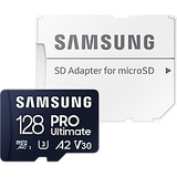 Card de Memorie Samsung MicroSD 128GB SDXC PRO Ultimate (Class10) + Adaptor