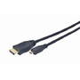Cablu Gembird HDMI v.1.3 A-D (micro) T/T, black, conectori auriti, 1.8 m, &quot;CC-HDMID-6
