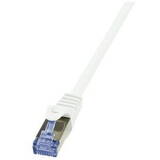 LOGILINK - Patchcord Cablu Cat.6A 10G S/FTP PIMF PrimeLine 1m alb