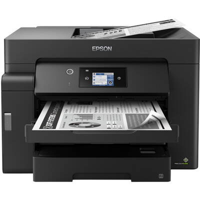 Imprimanta multifunctionala Epson EcoTank M15140, InkJet CISS, Monocrom, Format A3+, Retea, WiFi