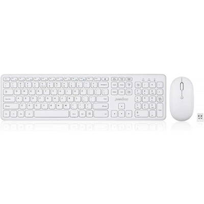 Kit Tastatura + Mouse Perixx Periduo-610 Alb