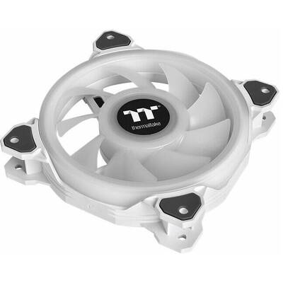 Thermaltake Ventilator Riing Quad 12 White ARGB 120mm Three Fan Pack