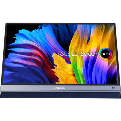 Monitor Asus Portabil ZenScreen MQ16AH 15.6 inch FHD OLED 1 ms 60 Hz HDR USB-C