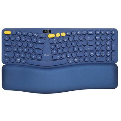 Tastatura Delux GM903CV Wireless Blue