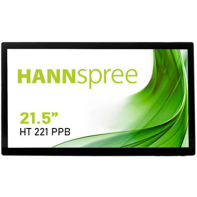 Monitor HANNSPREE HT221PPB Touchscreen 21.5 inch FHD VA 4 ms 60 Hz