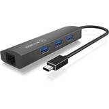 Hub USB Icy Box  3-Port USB 3.0 IB-HUB1406-C Aluminium