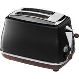 Toaster DELONGHI CTOV 2103 BK Icona Vintage