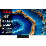 Televizor TCL Smart TV QLED Mini LED 65C805 Seria C805 164cm gri-negru 4K UHD HDR