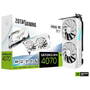 Placa Video ZOTAC GeForce  RTX 4070 Twin Edge OC White Ed 12GB GDDR6X